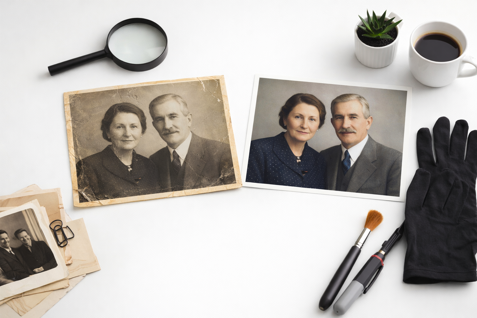 Restauration de photographies anciennes